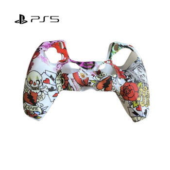 PS5 Rubber Controller Cover -  SKULL