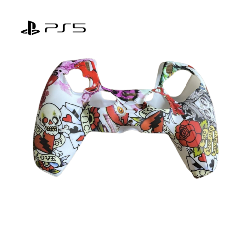 PS5 Rubber Controller Cover -  SKULL