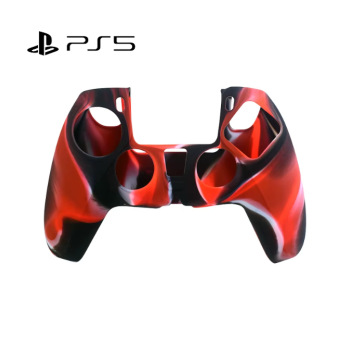 PS5 Rubber Controller Cover - WAVE RED
