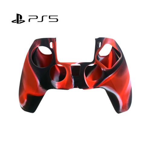 PS5 Rubber Controller Cover - WAVE RED