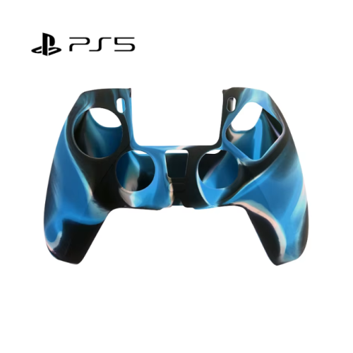 PS5 Rubber Controller Cover - WAVE LITE BLUE