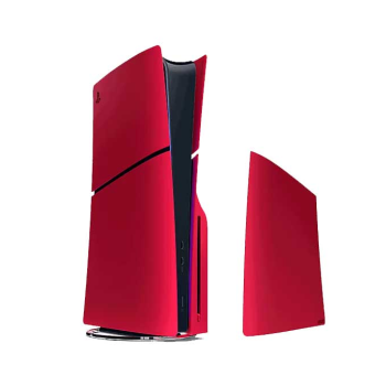 PS5 Slim Disc Faceplate - Volcanic Red
