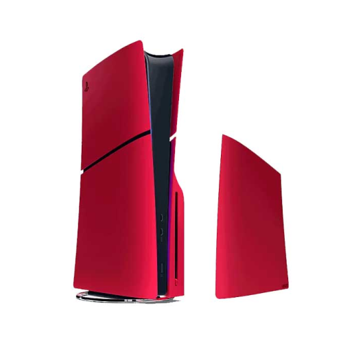 PS5 Slim Disc Faceplate - Volcanic Red