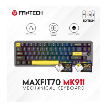 Fantech Maxfit70 MK911 Grand Cobalt - Yellow Switch