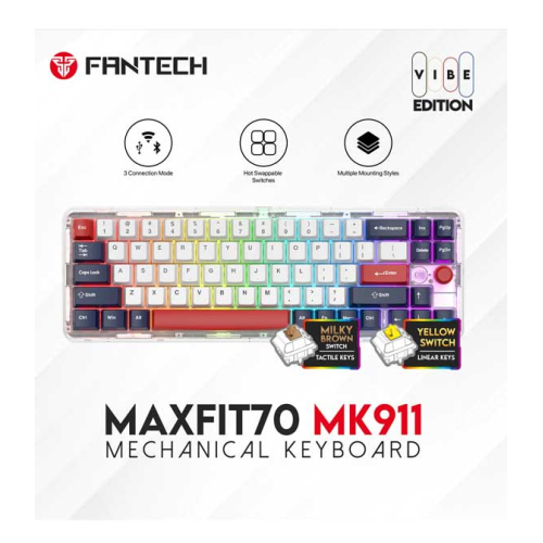 Fantech Maxfit70 MK911 London Tour - Yellow Switch