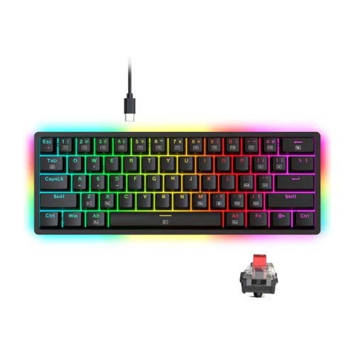 Redragon Akali K642-RGB 60% Hot-Swappable