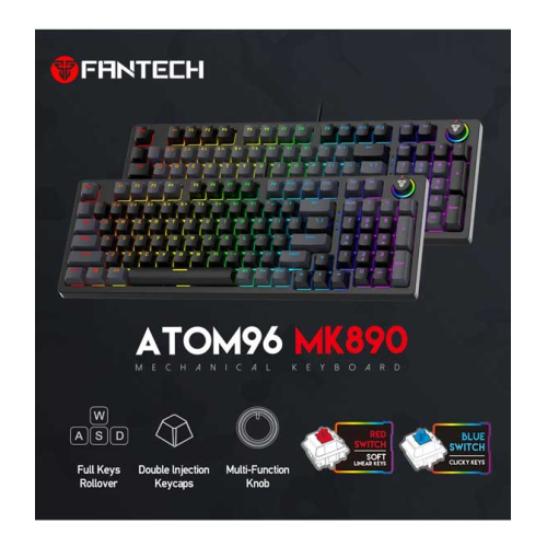 Fantech Atom96 MK890 Black - Blue Switch
