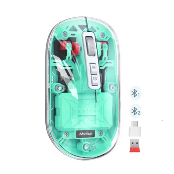 Meetion Green BTM005 Dual Mode 2.4G Bluetooth & Wireless Mouse