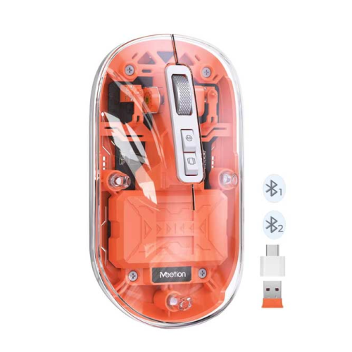 Meetion Orange BTM005 Dual Mode 2.4G Bluetooth & Wireless Mouse