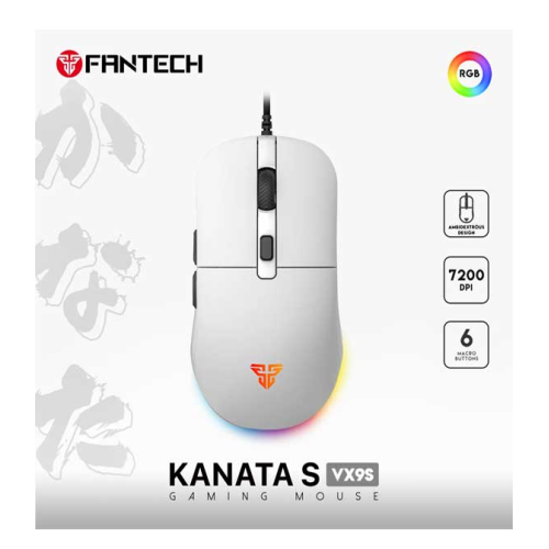 Fantech Kanata VX9S Gaming Mouse - White