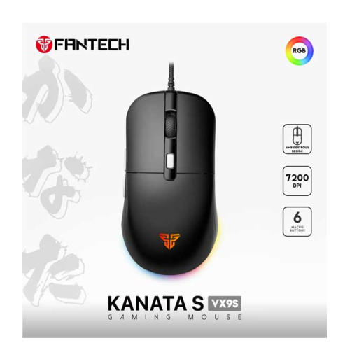 Fantech Kanata VX9S Gaming Mouse - Black