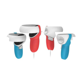 DOBE Oculus VR Quest 2 Controller Silicone Case - Red & Blue