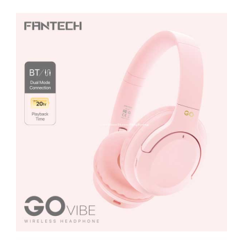 Fantech Go Vibe WH05 Wireless Headphone - Pink