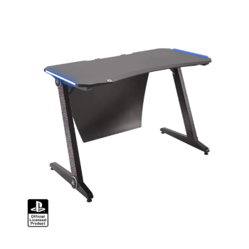 Xrocker Official Playstation Gaming Desk Led Lights Pc Office Workstation Borealis Rgb