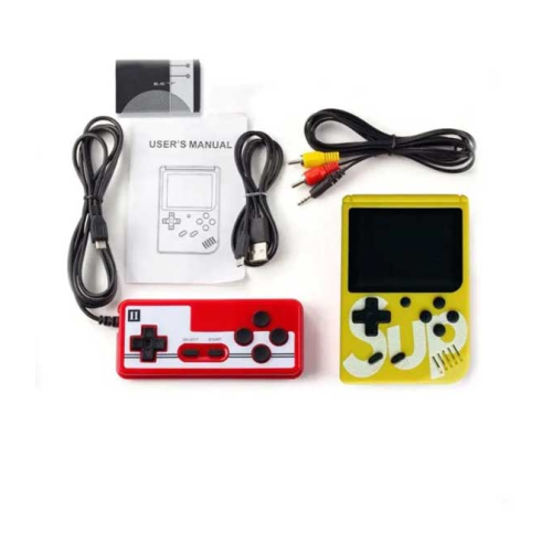 G400 In 1 Video Console Game Portable Yellow